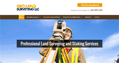 Desktop Screenshot of geolandsurveying.com