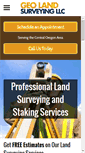 Mobile Screenshot of geolandsurveying.com